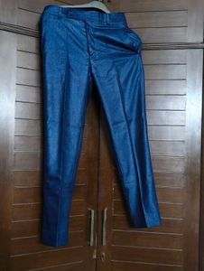 Party Men Blue Tailored Fit Blazer with pant