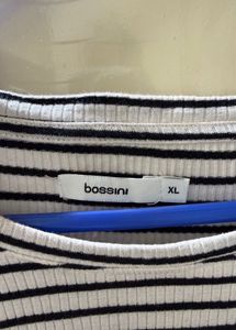 Classic Striped Ribbed Tee