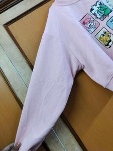 SpongeBob down shoulder sweatshirt