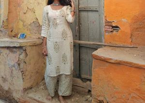 Elegant Block Print Kurta Set
