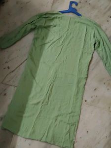 Charming Light Green Embroidered Kurta