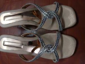 Elegant Party Wear Heeled Sandals for Women