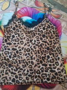 Leopard Print Camisole Top