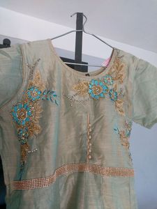 dress and dupatta...