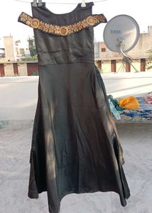 Elegant Black Ethnic Gown