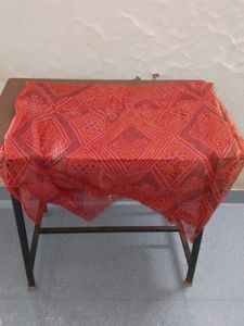 Vibrant Red Bandhani Dupatta
