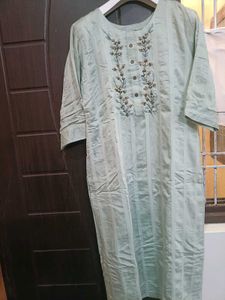 Embroidered Kurta Set with Dupatta