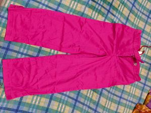 Pink Cropped Trousers