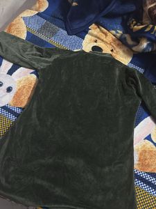 Vintage Velvet Embroidered Dress