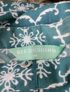 Teal Blue Kurta