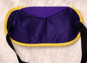 Purple &amp; Yellow Sleeping Eye Mask
