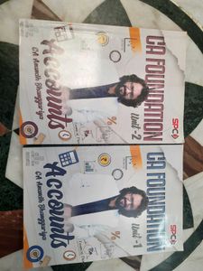CA Foundation Accounts Books