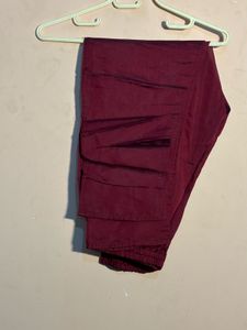 Elegant Maroon Kurta with Embroidery