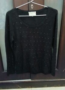 Sparkly Long Sleeve Sweater - L Size