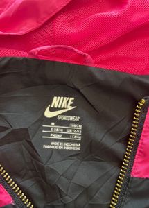 Nike Pink Black Print Track Jacket