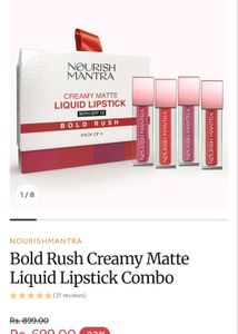 Nourish Mantra Creamy Matte Liquid Lipstick Set