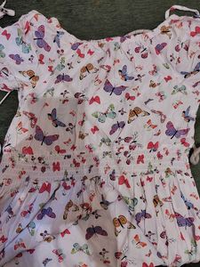 Butterfly Print Dress