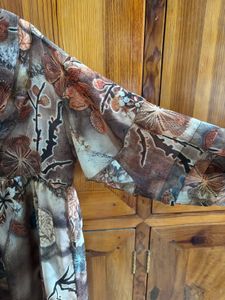 Bohemian Floral Print Tunic Top