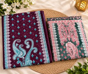 Beautiful Paisley Print Dress Material