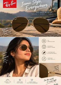 Ray-Ban Aviator Sunglasses - Iconic Style