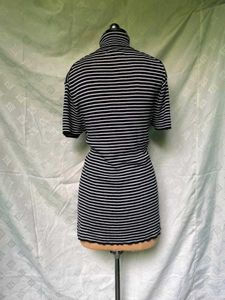 Striped Turtleneck Top