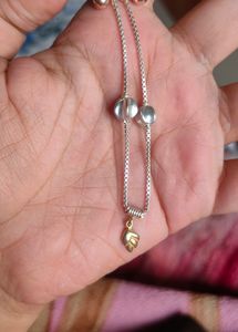92.5 Silver Anklet(Gold, Rose gold Polished)