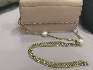 Elegant Pearl Chain Clutch Bag