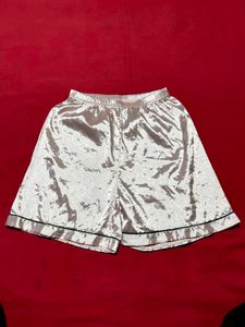 Satin Lounge Shorts (Size S)