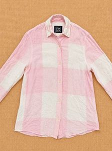 DNMX Pink & White Checkered Shirt