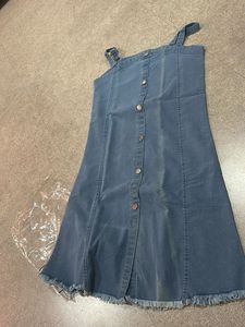 Denim Button-Up Sundress