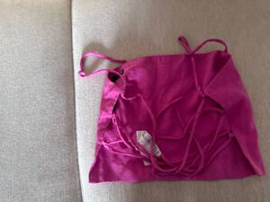 ZARA BACKLESS CROP TOP