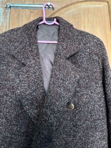 Vintage Wool Blend Overcoat