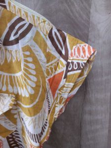 Boho Print Button-Up Shirt