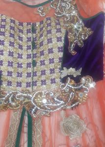 Beautiful Premium Party Wear Dress With Front Slit