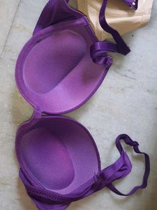 Two  Bras - Nude &amp; Purple