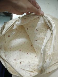 Quilted Backpack with Embellishments