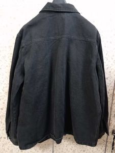 Mark &amp; Spencer Black Denim Coat Jacket