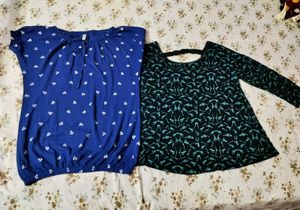 Bundle of 2 Women's Beautiful Tops 💙🖤