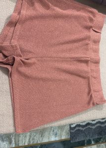 Light Wash Denim Shorts with Rips
