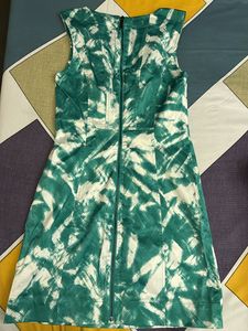 Calvin Klein Green/White Dress