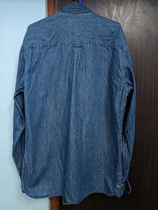 Denim Button-Down Shirt
