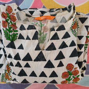 Price Drop !Gerua Kurta (Khadi Cotton)