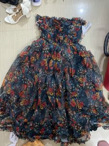 handmade original Floral Print Dress