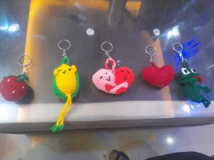 Handmade Crochet Keychains - Cute Designs