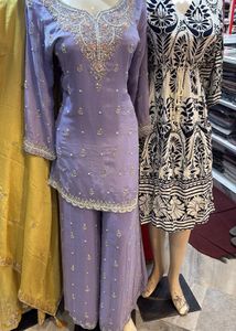 lavender sharara set