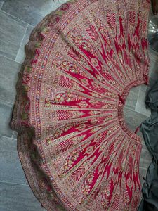 Stunning Pink Embroidered Lehenga Choli