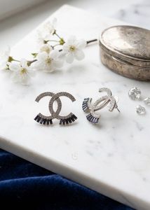 New Designer Inspired CC Stud Earrings