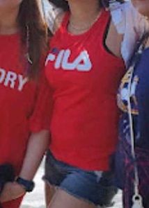 Fila Red Logo Tank Top