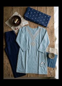 Elegant Embroidered Kurta Set