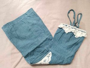 Denim Lace Dress